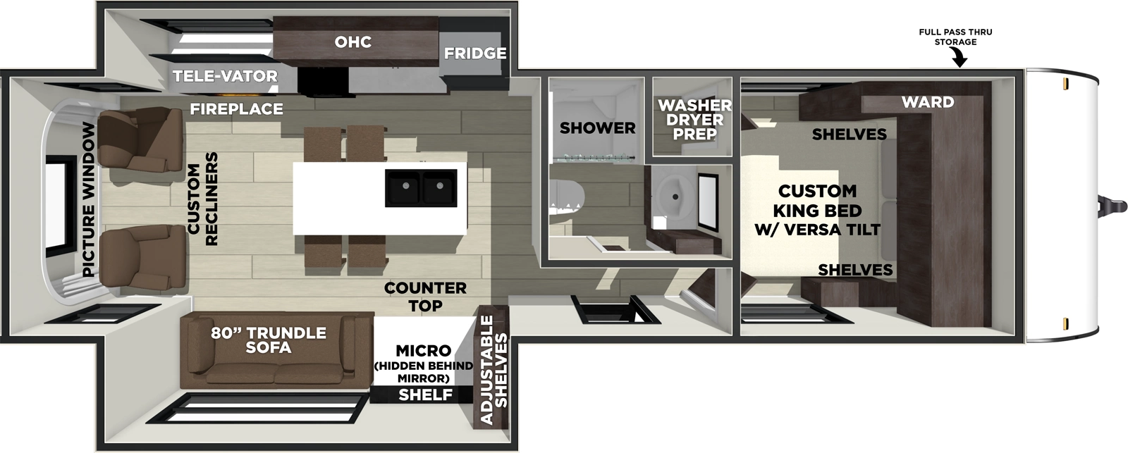 Wildwood 270ZEN Floorplan